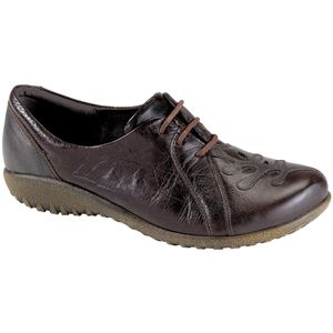 Naot Womens Hui Espresso Black Pearl Shoes, Size 37 M   11056 SB9