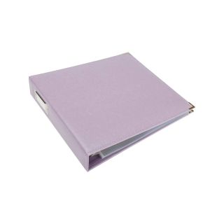 Classic Faux Leather 3 Ring 12 x 12 Binder Album, Lilac