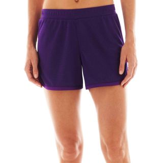 Xersion Tricot Shorts, Purple, Womens