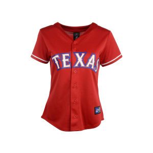 Texas Rangers Majestic MLB Womens Replica Jersey