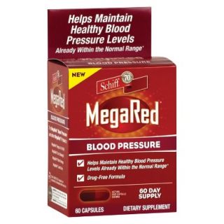 MegaRed Blood Pressure Supplement Capsules   60 ct