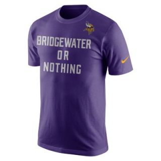 Nike Bridgewater Or Nothing (NFL Minnesota Vikings) Mens T Shirt   Court Purp