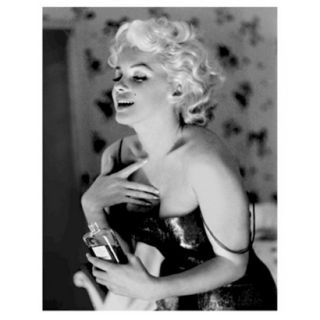 Art   Marilyn Monroe Chanel No.5 Mounted Print
