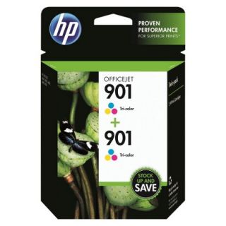 HP 901 Twin Pack Printer Ink Cartridge   Multicolor