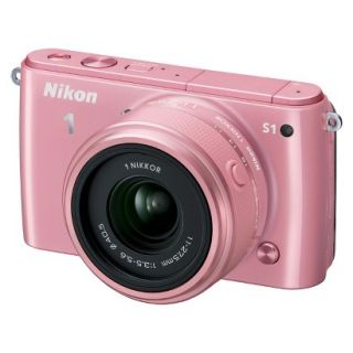 Nikon 1 S1 10.1MP Digital Camera with 11 27.5mm Lens   Pink