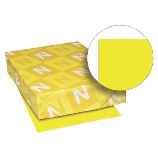 Neenah Paper Astrobrights Colored Card Stock, 65 lbs   Yellow (250 Sheets Per