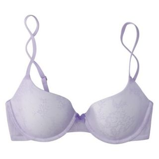 Gilligan & OMalley Womens Favorite Lace Lightly Lined Bra   Lavender 38B
