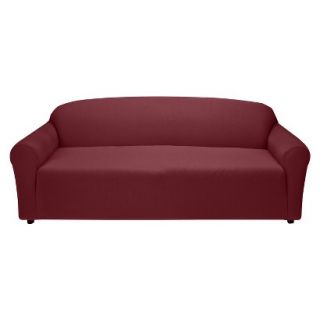 Jersey Sofa Slipcover   Ruby (74x96)