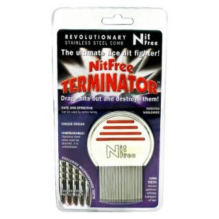 Nit Free Terminator Stainless Steel Lice Comb