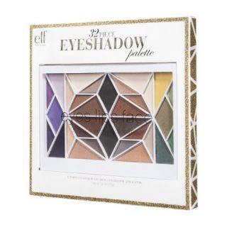 e.l.f. Studio Geometric Eyeshadow Palette 32 pc   Bright