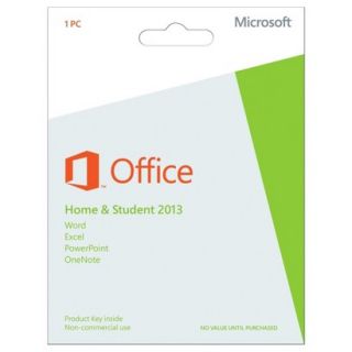 Microsoft Office Home and Student 2013 Pre Paid Card   $139.99