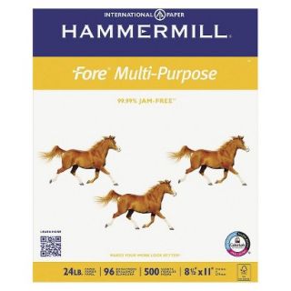 Hammermill Fore Multipurpose Paper, 96 Brightness, 24 lb   5000 Per Carton
