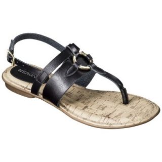 Womens Merona Kiana Sandal   Black 8.5