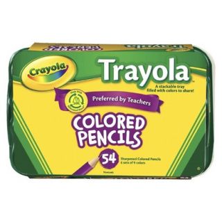 Crayola Trayola Colored Pencils   54 Count