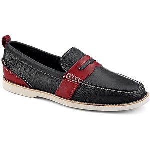 Sperry Top Sider Mens Seaside Moc Penny Blue Red Shoes, Size 9.5 M   1046135