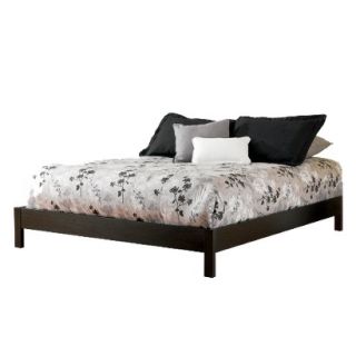 Queen Bed Fashion Bed Group Murray Platform Bed   Black
