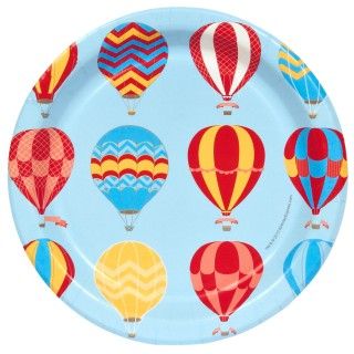 Up, Up and Away Dessert Plates