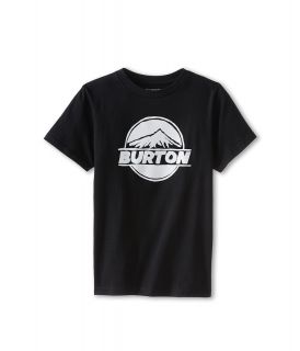 Burton Kids Peaked S/S Tee Boys Short Sleeve Pullover (Black)