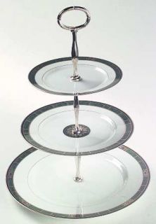 Wedgwood Fairfield 3 Tiered Serving Tray (DP, SP, BB), Fine China Dinnerware   E