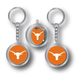 Texas Longhorns AMINCO INC. Spinning Keychain
