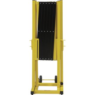 Versare Portable Safety Barrier   22Ft., Yellow/Black, Model Z017YB422