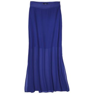 Mossimo Petites Maxi Skirt   Blue XLP
