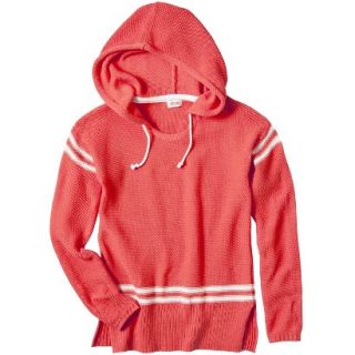 Mossimo Supply Co. Juniors Varsity Hoodie Sweater   Orange XS(1)