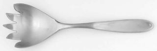 Towle Contour (Stainless) Solid Serving Fork   Stainless, Living, Satin, Bevel O