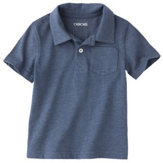 Cherokee Infant Toddler Boys Short Sleeve Polo   Indie Blue 18 M