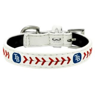 Tampa Bay Rays Classic Leather Toy Baseball Collar