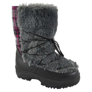 Womens MUK LUKS Alaska Short Snow Boot   Grey 10