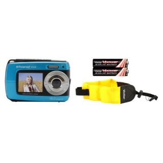 Polaroid 16MP iF045 Waterproof Dual Screen Digital Camera with accessories