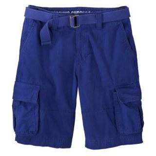 Mossimo Supply Co. Mens Rip Stop Belted Cargo Shorts   Blueprint 28