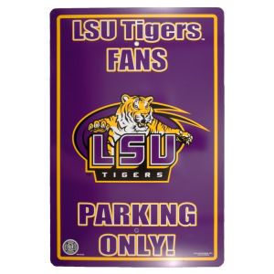 LSU Tigers Parking Sign