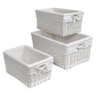 Basket 3 pc. Set with White Liners