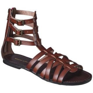 Womens Mossimo Supply Co. Pam Gladiator Sandals   Cognac 9.5