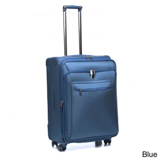 Delsey Luggage Helium Xpert Lite 25 inch Expandable Medium Spinner Suiter Trolley