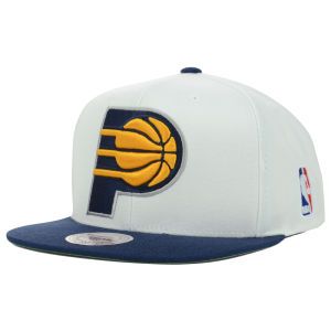 Indiana Pacers Mitchell and Ness NBA XL Logo Snapback Cap
