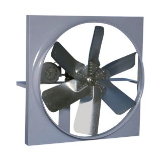 Canarm Belt Drive Wall Exhaust Fan with Cabinet, Back Guard and Shutter   42