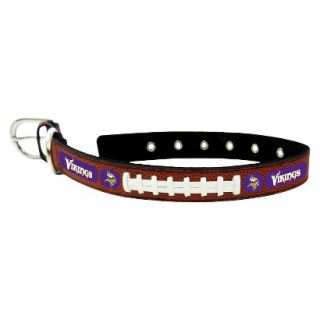 Minnesota Vikings Classic Leather Large Football Collar