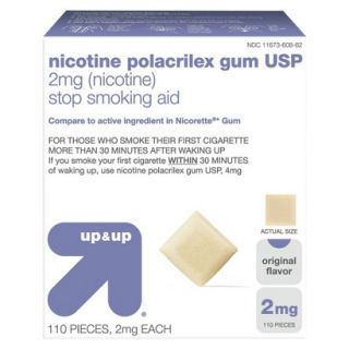 Up & Up Nicotine Gum 2mg 110ct Original
