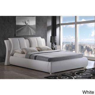 Global Furniture Usa Faux Leather King Polyurethane Bed White Size King