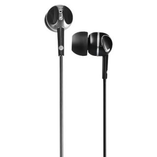 iHome Colortune Noise Isolating Earbuds   Black