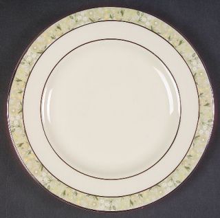 Minton Wimbledon Bread & Butter Plate, Fine China Dinnerware   Yellow & Peach Fl