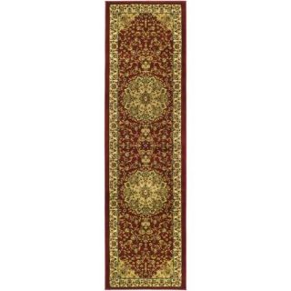 Lyndhurst Collection Red/ Ivory Runner (2 3 X 20)