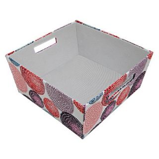 ITSO Medium Tapered Fabric Bin   Set of 3   Exploding Floral