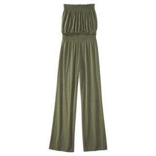 Mossimo Supply Co. Juniors Strapless Knit Jumpsuit   Picnic Green L(11 13)