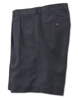 Side Seam Tencel/Linen Shorts
