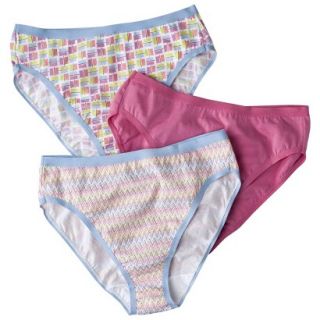 Fruit of the Loom 3 pk. Womens Cotton Stretch Hi Cut Brief , 6   Assorted