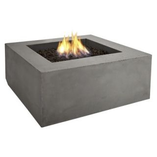Real Flame Baltic Square Fire Pit Table